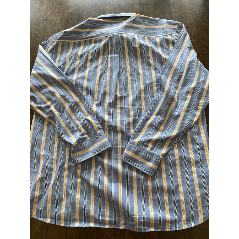 Tommy Bahama Mens 2XL Multi Striped Chest Pocket Long Sleeve Button Up Shirt - Picture 3 of 3